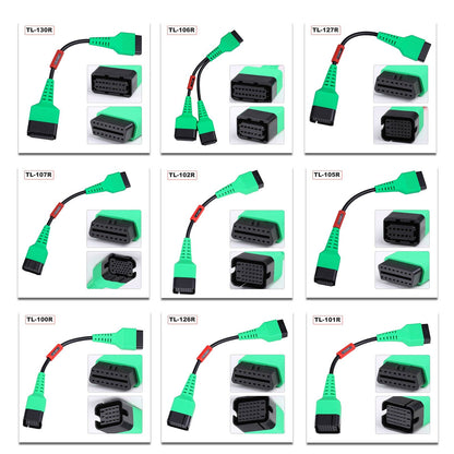Launch EV battery pack test cables, red series