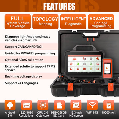 Launch X431 PAD VII Elite features and hardware